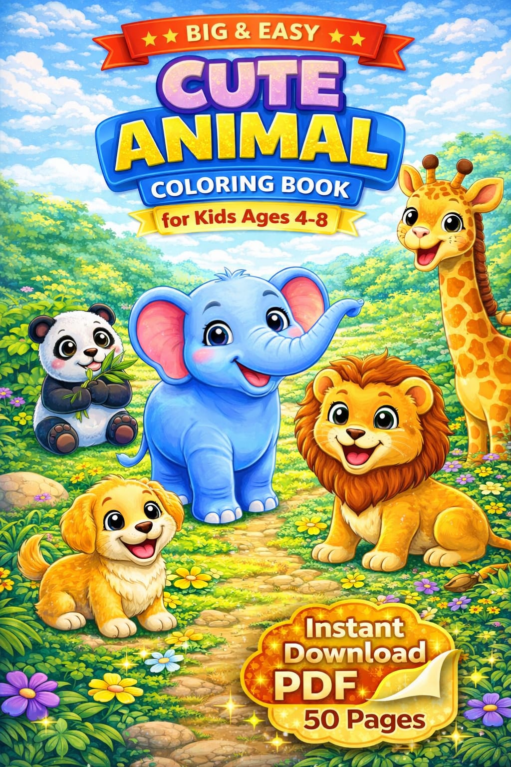 Animal Adventures Coloring Fun